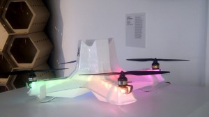 Los drones de la exposiciÃƒÂ³n Hack the city