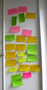 Hackership post-its
