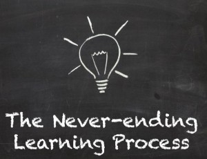 The never ending learning process